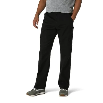 Imagen de Wrangler Authentics Pantalones Casuales para Hombre, Sarga Negra, 38W/32L