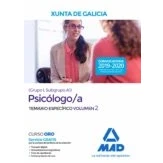 Imagen de Psicólogo/a De La Xunta Galicia (grupo I Subgrupo A1) Temario Espec