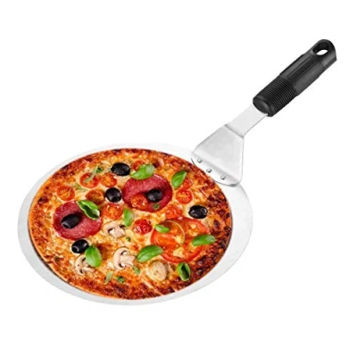 Imagen de Xrten Pala Pizza Acero Inoxidable, para Pizzas Aluminio con Mango, Paleta de Horno, Palas Profesional Utilizado en el Horneada a Mano y Tostadas