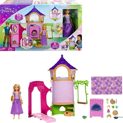 Imagen de Disney Princess Mattel Rapunzel&#039;s Turm HLW30