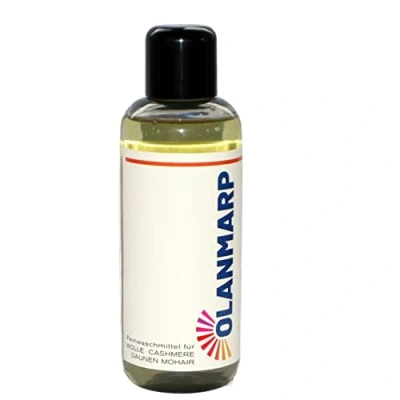 Imagen de Olanmarp detergente suave para lana concentrado líquido lana, Angora, alpaca, plumón, mohair (240 ml, sin red de lavado)