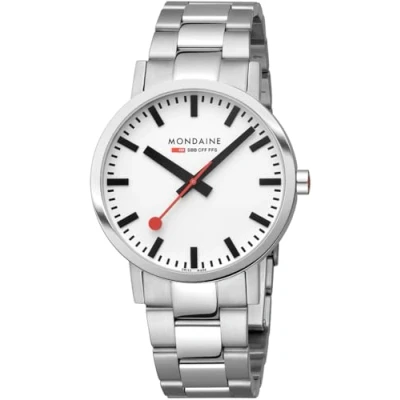 Imagen de Mondaine Reloj Analógico para Hombres de Cuarzo con Correa en Acero Inoxidable A660.30360.11SBJ