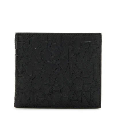 Imagen de Armani Exchange Bifold Credit CARD Unisex Monedero, Talla: One Size, Nero/black