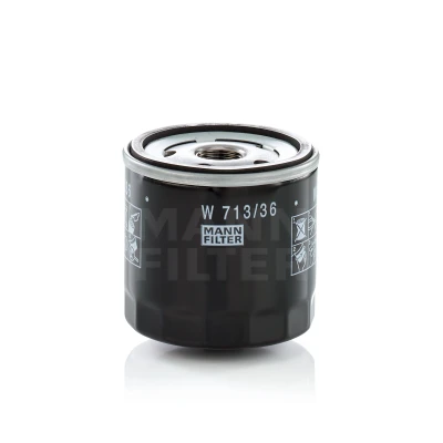 Imagen de MANN FILTER W 713/36 Filtro de aceite 3/4 16 UNF 2B enroscable FORD: Ranger Mk2, MAZDA: BT 50 Pick up