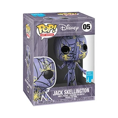 Imagen de Funko Pop! Disney: The Nightmare Before Christmas Jack Skellington (Artist&#039;s Series) with Case Figura de Vinilo Coleccionable Incluye Estuche Protector Plástico Idea Regalo