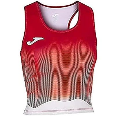 Imagen de Joma Elite VII Top Running, Mujer, Rojo Blanco Amarillo, L