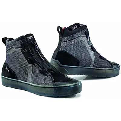 Imagen de TCX IKASU WP, Zapatos de Moto Impermeables Hombre, Negro/Reflex, 43 EU