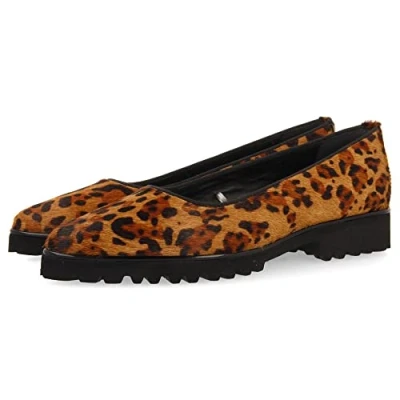 Imagen de Gioseppo CON Print DE Leopardo Y Suela Gruesa TIPO Track PARA Mujer RUKA Bailarinas, Mujer, Talla: 41, Zapatos