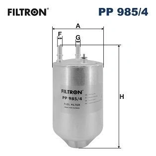 Imagen de FILTRON PP 985/4 Filtro Combustible enroscable VOLKSWAGEN: Crafter Furgón, Camión de plataforma/Chasis, Bus, MAN: TGE Furgón