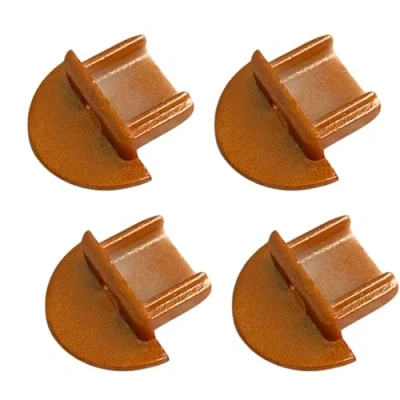 Imagen de Evotrade Canaleta empotrable para tiras LED (máx. 10 mm) Perfil de aluminio con cubierta 2 metros Acabado a elegir + (por metro) (Kit 4 tapones dorados)