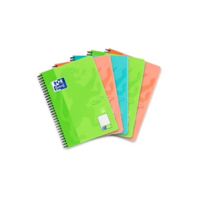 Imagen de Oxford Touch Collegebblock B5 Libreta (5 unidades, 80 hojas, a rayas, borde izquierdo)