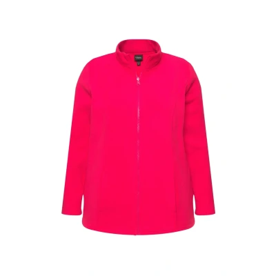 Imagen de Ulla Popken Fleecejacke, Baukastensystem, Innenjacke, Stehkragen Chaqueta Polar, Magenta, 46 48 Mujeres