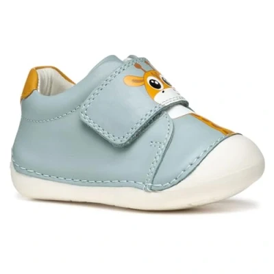 Imagen de Geox Tutim Zapatos de bebé para niños, Talla: 20, Sage ochre yellow