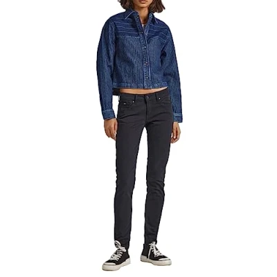 Imagen de Pepe Jeans SOHO Vaqueros pitillo, Mujer, Talla: 27x32, Black