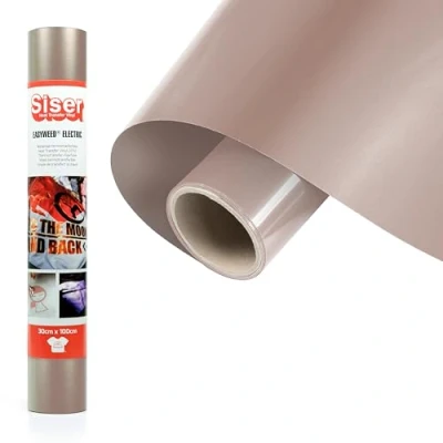 Imagen de SISER Vinilo termotransferible, champán, 100 x 30 cm