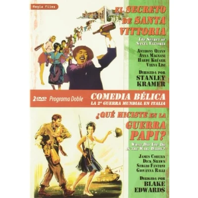 Imagen de Programa Doble Comedia Bélica La 2ª Guerra Mundial En Italia (El Secreto De Santa Vittoria Y ¿Qué Hiciste Guerra,Papi?) [DVD]