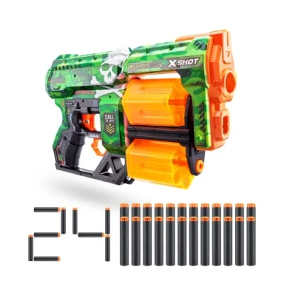 Imagen de Xshot Skins Dread, Camo, Foam Dart Blaster (24 Darts) Air Pocket Technology, Major Brand Compatible, Toy for Kids, Teens, Adults, Frustration Free Packaging