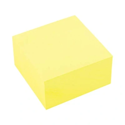 Imagen de D.RECT Notas adhesivas 76x76mm Cubo de 400 hojas Color amarillo, 9326