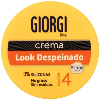 Imagen de Giorgi Line Crema Look Despeinado para un Depeinado, Textura y Movimiento, Acabado Natural, Flexible Duradero, Fijación 4 Ultra Fuerte 125 ml