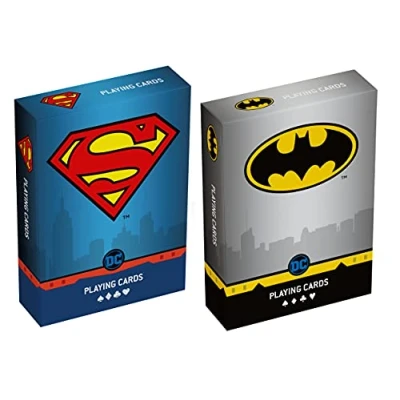 Imagen de Cartamundi Juego de Cartas Duopack Batman &amp; Superman