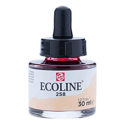 Imagen de Ecoline Liquid Watercolor 30ml Pipette Jar Apricot (11252581)