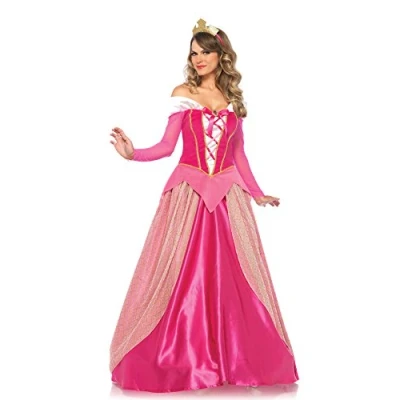 Imagen de Leg Avenue Pink Princess Aurora Fancy Dress Costume (Small/UK 6 8, 2 Piece) Mujer, Liso, Color Rosa, (EUR34 36) (85612 00501 S Pnk S)