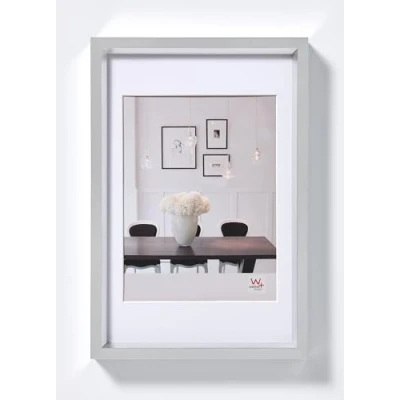 Imagen de Walther Design ES824S Steel Style, Marco De Plástico, 18x24 cm, Plata
