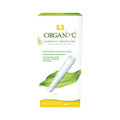 Imagen de Organyc Tampón Regular con aplicador Organyc, 16ud