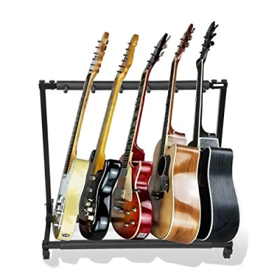 Imagen de Cocoarm Soporte universal para guitarra, 5 posiciones, todo tipo, color negro