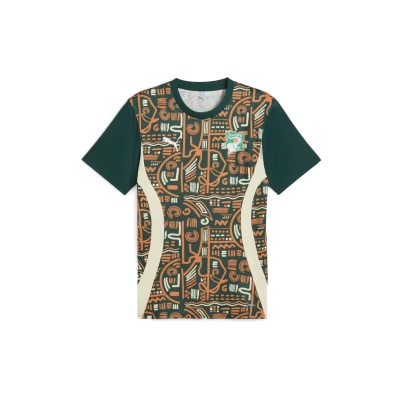 Imagen de Puma FIF Prematch Camiseta de fútbol, Hombre, Talla: XL, Dark myrtle rickie orange