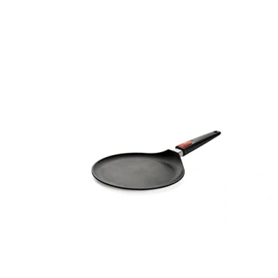 Imagen de Woll 1226IL Sart?n para crepes antiadherente (26 cm, plana, con mango desmontable, incluye esp?tula de madera y corredera, apta inducci?n)