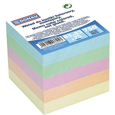 Imagen de Danubio 8309000 99 Bloc de notas/ Bloque para portanotas, 83 x 75 mm),