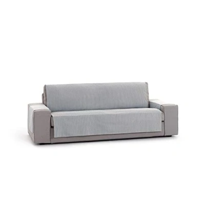 Imagen de Eysa Calma Funda de sofá, Algodón, Gris, 2 PLAZAS