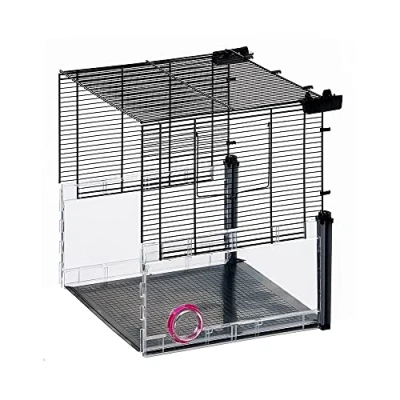 Imagen de Ferplast Extensión de Jaula Hamster, Ratón MULTIPLA Base, en Metal y Plástico Reciclado