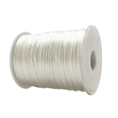 Imagen de Cuerda De Cola Ratón Nylon Cord 1.5mm 90 Yard Kumihimo Seda Satén Cordón DIY Abalorios Hilo Cording