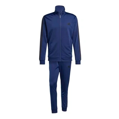 Imagen de adidas Hombre SPORTSWEAR BASIC 3 STRIPES TRICOT TRACKSUIT, dark blue/black, S
