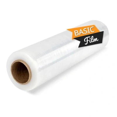 Imagen de Film Transparente para Embalar, Plastico Cubretodo Mudanzas, Adhesivo Protector, Embalaje Cubrir Muebles, Cajas Carton Mudanza y Objetos Ofituria (1 und Basic)