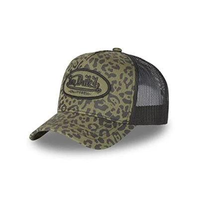Imagen de Von Dutch Gorra ajustable para hombre y mujer, diseño de camionero original cómodo, verde, Talla única