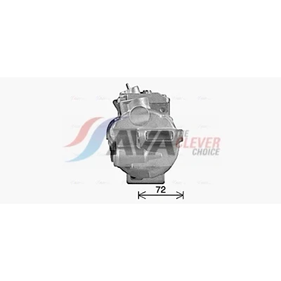 Imagen de AVA COOLING SYSTEMS MSAK755 Compresor de Aire Acondicionado MERCEDES BENZ: Clase C Sedán, T modell, ML