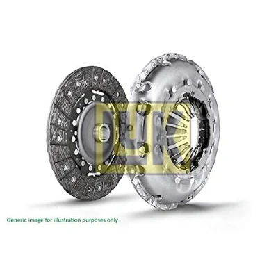 Imagen de LuK BR 0222 619 3043 09 Kit de embrague con placa apriete plato embrague, sin cojinte desembrague 190 NISSAN: MICRA 3, Note I