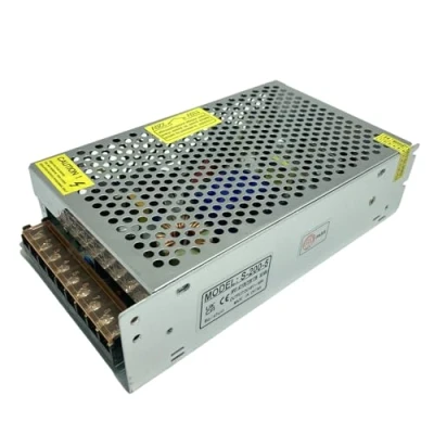 Imagen de LianShi 5V 40A 200W Fuente de alimentación conmutada Transformador estabilizador voltaje con protección contra cortocircuitos AC220V a DC5V para automatización industrial, luces LED