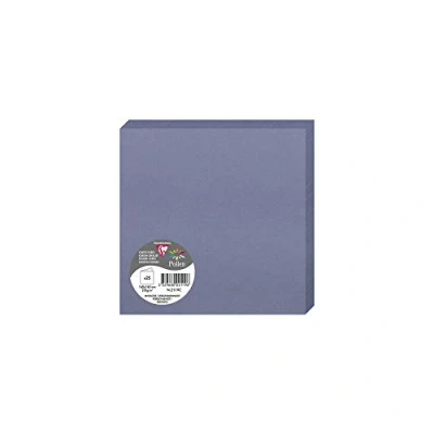 Imagen de Clairefontaine 2126 C Pollen Pack de 25 Sobres dípticas 16 x cm, color Myosotis 0.10