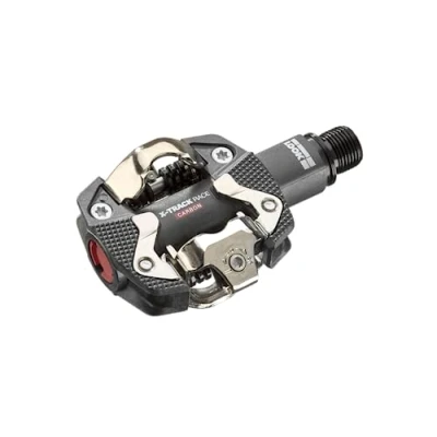 Imagen de LOOK Cycle Pedales MTB de Carbono X Track Carrera Compatible con el Mecanismo Estándar SPD Cuerpo Eje Cromoly+ Gran Plataforma Automáticos Extremadamente Fiables