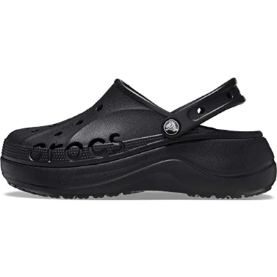 Imagen de Crocs Baya Platform Sandal, Sandalias Mujer, Negro 01, 41 EU