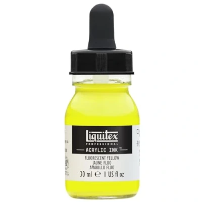 Imagen de LIQUITEX Tinta acrílica, Oro Amarillo Fluorescente, 30 ML