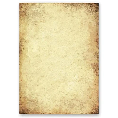 Imagen de PAPEL de carta Antiguo &amp; Historia VIEJO 100 Hojas formato DIN A6 Paper Media
