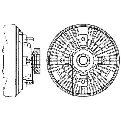 Imagen de Embrague, ventilador del radiador MAHLE CFC 208 000P