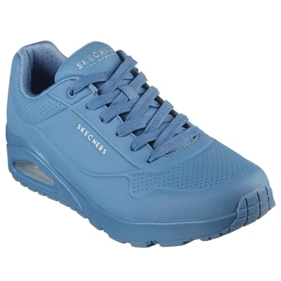 Imagen de Skechers Uno Stand On Air, Zapatillas para Hombre, Denim Durabuck Mesh, 40 EU
