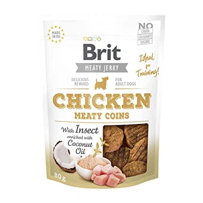 Imagen de Snacks para Perros VAFO PRAHA s.r.o. Brit Dog 200g Snack Justky Monedas de Pollo / 8