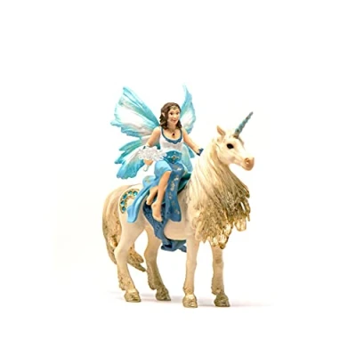 Imagen de Schleich 42508 Eyela Riding on Golden Unicorn Bayala, 16 x 19 25.5 cm